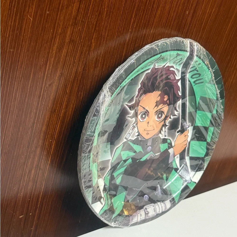 Anime Character Demon Slayer Disposable Paper Plates 10pcs